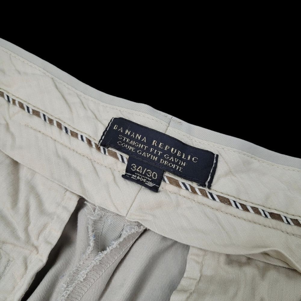 Banana Republic Light Grey Casual Pants Size: 34/30 - Picture 6 of 10